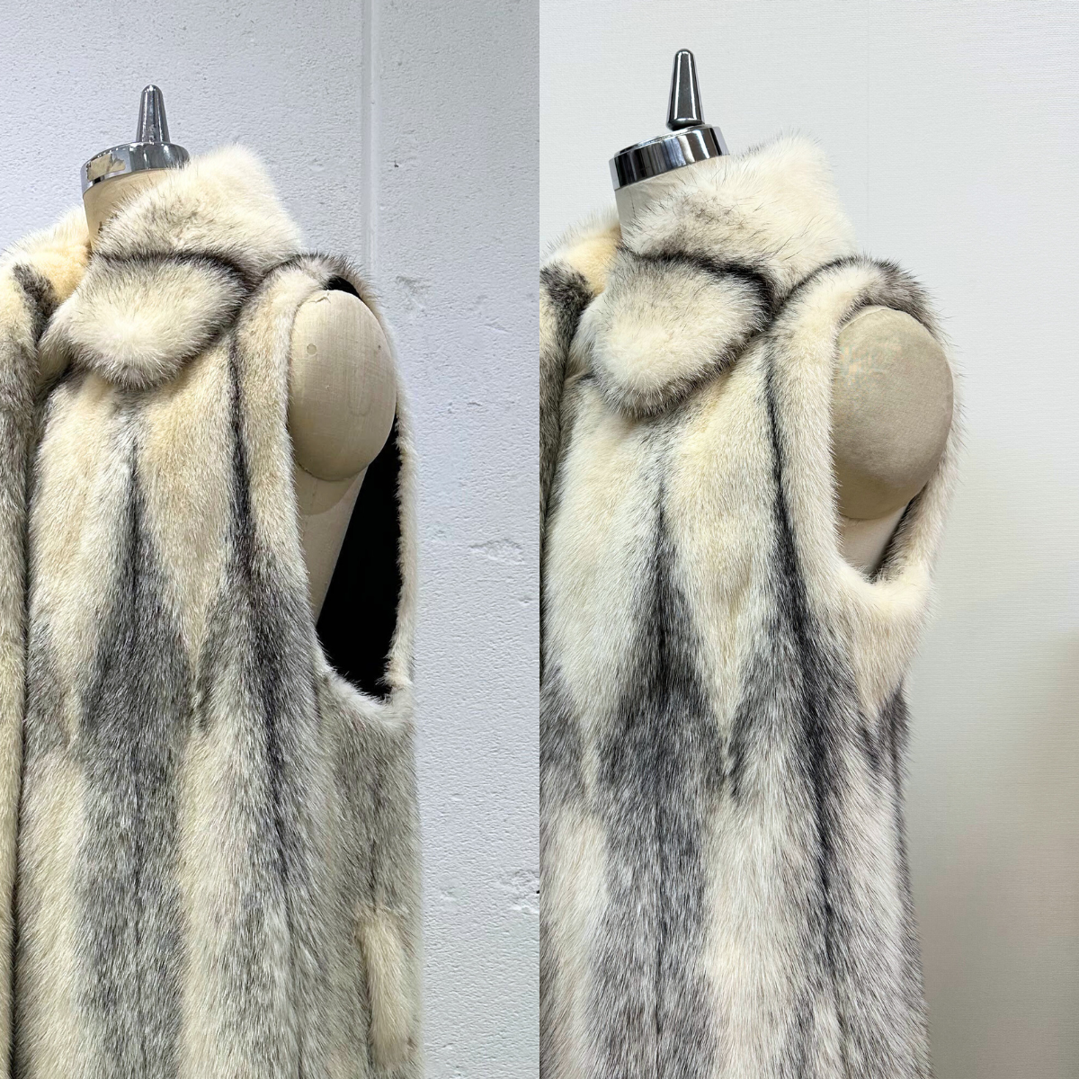 【ビフォーアフター】ジレ(ベスト)のアームホール修正 EX-015284